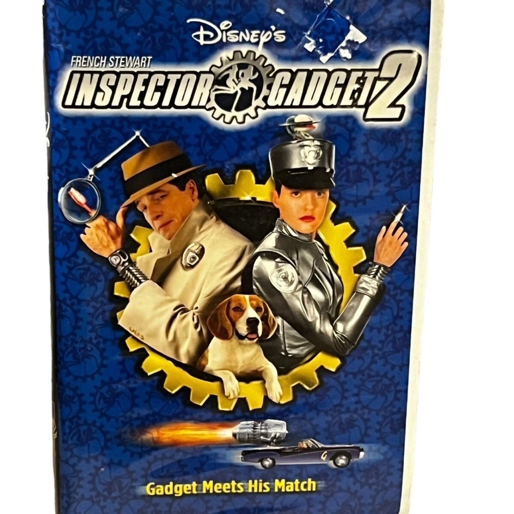 Inspector Gadget 2 VHS Sealed 2003 Disney Family Movie Collectible New Old Stock